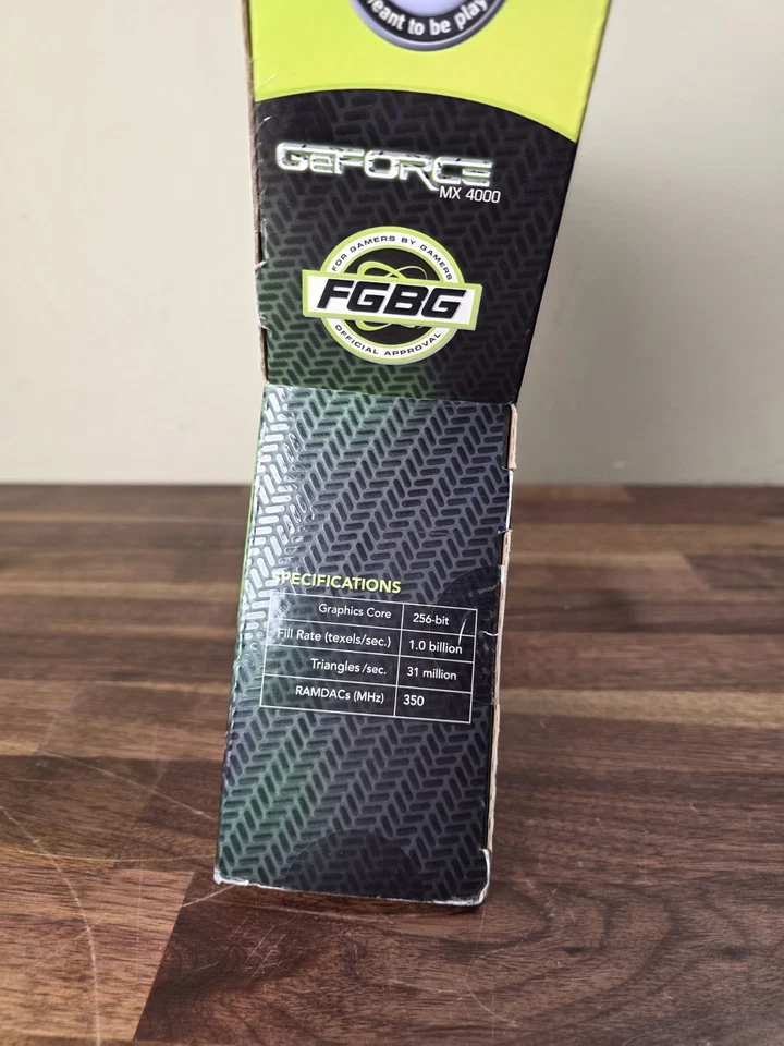 Nvidia GeForce GF MX4000 64MB Graphics Card DDR TV PCI- New Sealed  - Image 3 of 4