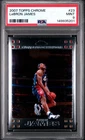 2007 TOPPS CHROME LEBRON JAMES DUNK CARD #23 *GRADED PSA MINT 9 - CAVS!