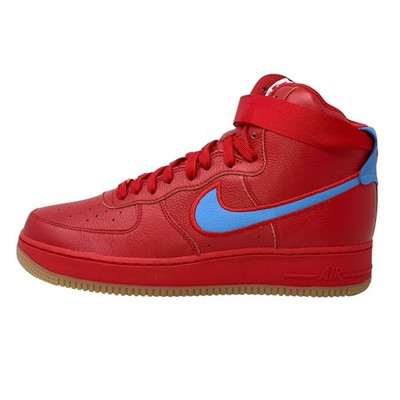 Nike Air Force 1 High Gum Blue Red Sneakers, Size 11 BNIB  display picture 1