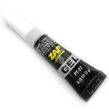 ZAP GEL - Fly Tying & Fishing Super Glue Adhesive by Zap-A-Gap .10 oz Tube NEW!
