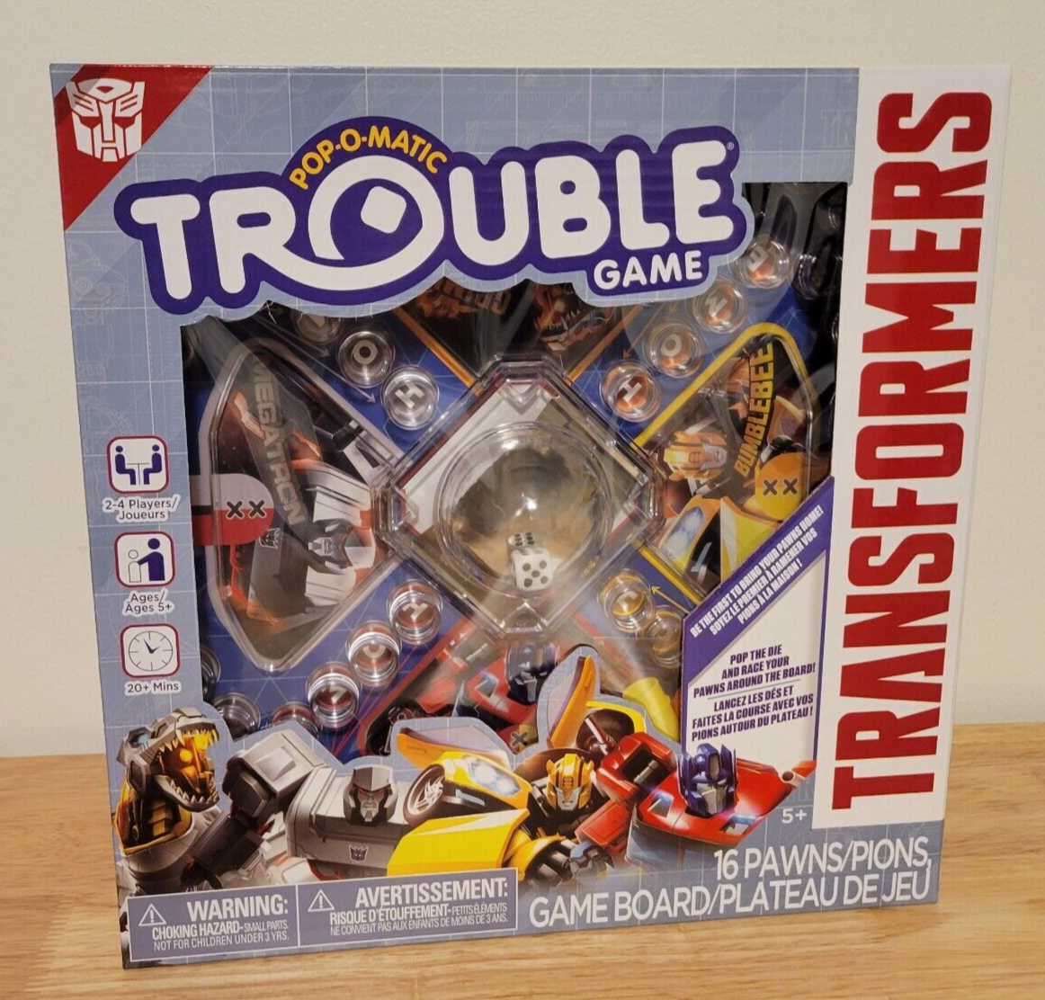 Transformers TROUBLE Board Game Pop-O-Matic 2024 | eBay