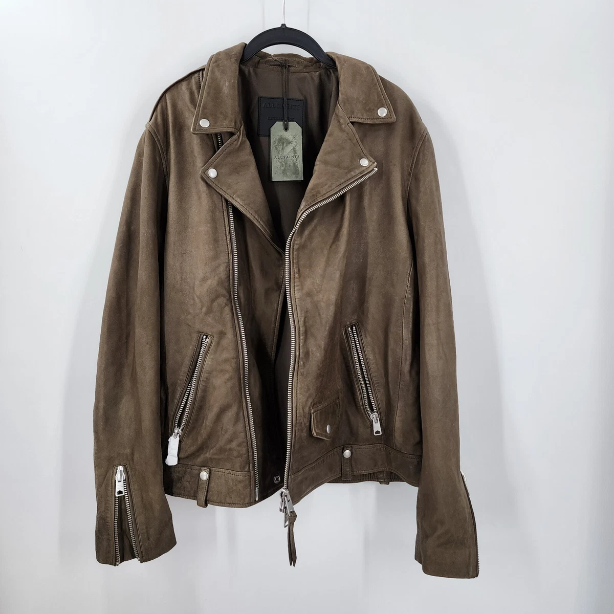 Milo leather clearance biker jacket