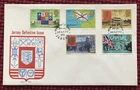 JERSEY - 1976 HIGH VALUE DEFINITIVE ISSUE TO £1 FDC SG 150 - 154