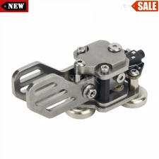 HamGeek Stainless CW Morse Key Telegraph Key Paddle Key Magnetic Base Trade