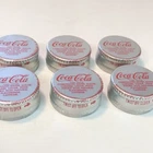 Coca-Cola Twist Off Cap Qt Vintage 1980's Lot (6)