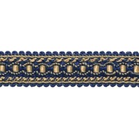"DÉCopro 1\" Imperial Kollektion Gimp Borte Besatz, Nautisch [5 Yards]"