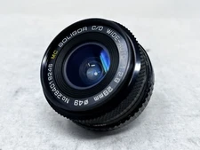 SOLIGOR 28mm 1:2.8 MC wide angle lens, MC mount with lens caps | MINT