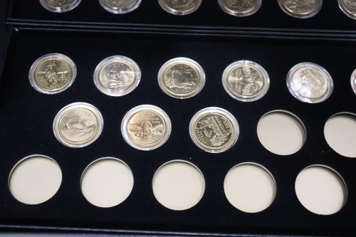 50 STATE QUARTERS 24K LAYERED GOLD MINE NON-CIRCULATED COINS 1999-2003 w/ COA - Picture 11 of 14