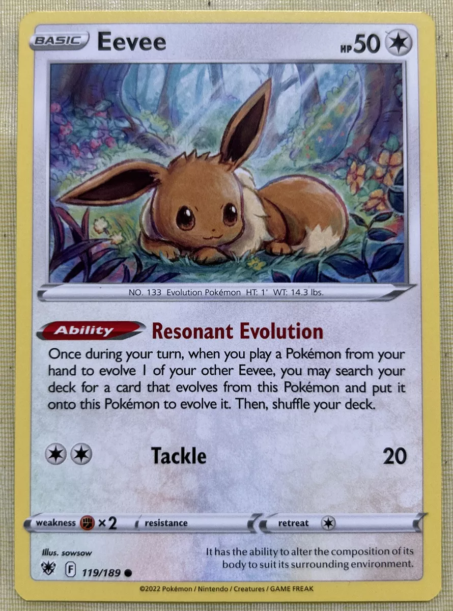 Custom Pokémon Card Eevee Quinn (Harley Quinn Eevee)