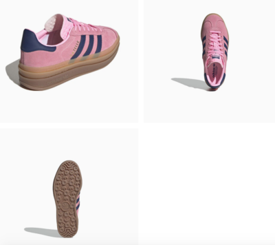 NEW ADIDAS Women's Gazelle Bold 'Pink Glow Gum' H06122 IF3233