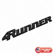 99-02 Toyota 4runner Liftgate Emblem Badge Logo Tailgate Rear Letter Gloss Black