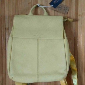 pale yellow backpack