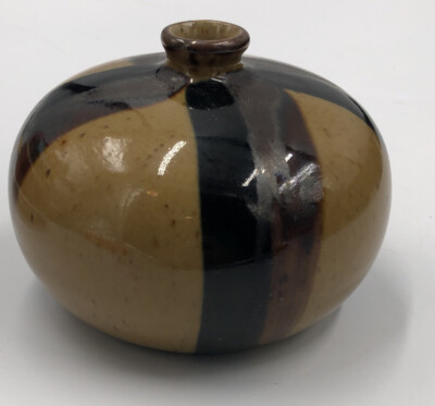 Vintage Atami Stoneware Westwood Impco 1973 Japan # 8763  Bulb Bud Vase