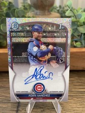 2023 Bowman Chrome Adan Sanchez 1st Bowman Speckle Refractor Auto /299 Cubs! 🔥