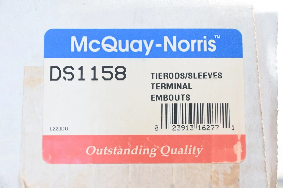 Kit de extremo de varilla de amarre de dirección McQuay-Norris DS1158 NUEVO EN STOCK Foto 3 de 3