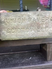 “Union Paver Sciotoville” Ohio Vintage Reclaimed Stamped Brick