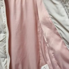 Benetton Kids Ivory Padded Down Jacket - Size 146