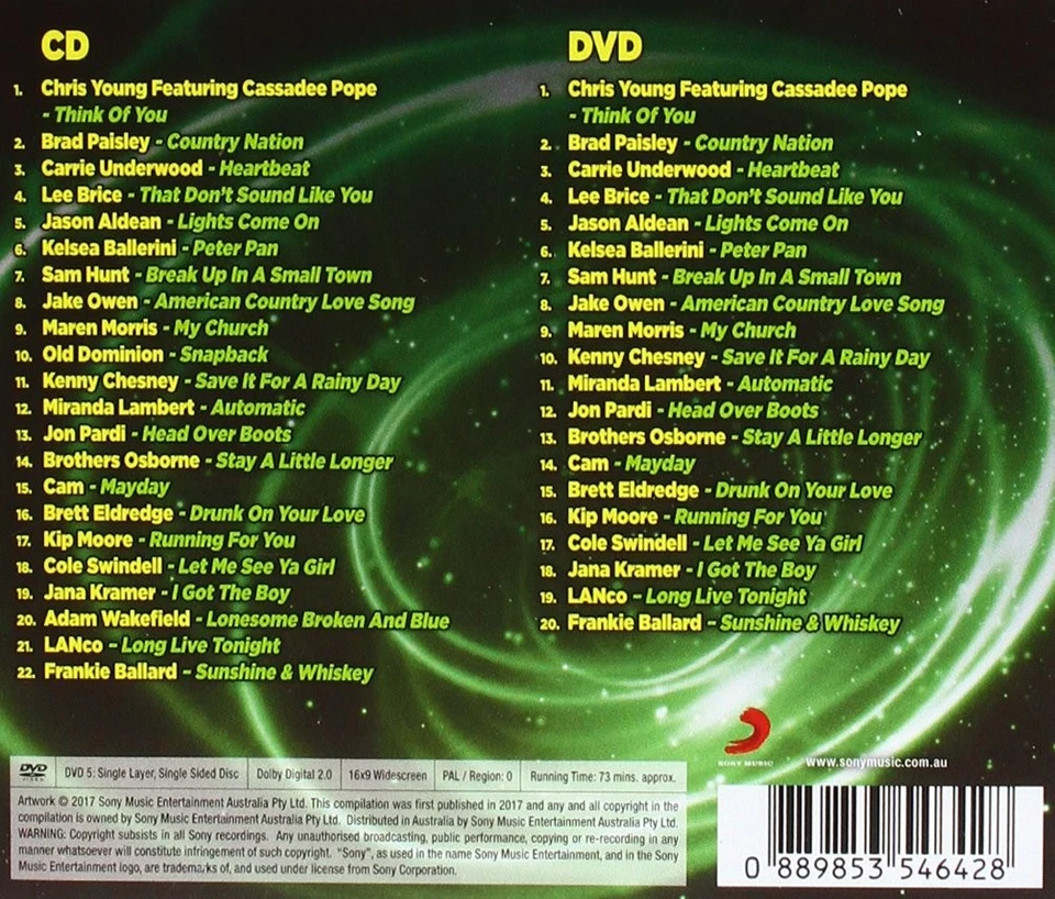 Various Artists Cream Of Country 2017 (CD) - Image 2 of 2