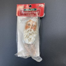 1990 s Santa Head and Hands for Doll Making Crafts