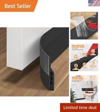 32-Inch Door Draft Stopper - Strong Adhesive Weather Stripping for Noise Control