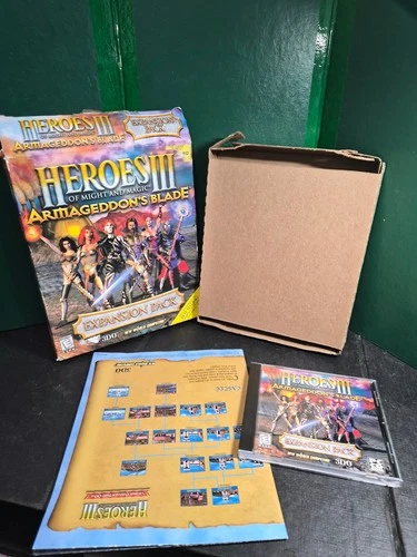 heroes of might and magic iii armageddon's blade with box