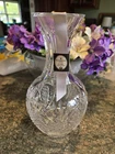 Vintage Waterford Crystal Seahorse Carafe Decanter 9.5"