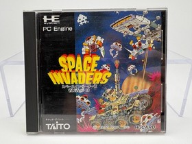 SPACE INVADERS FUKKATSU NO HI Japan PC Engine HuCard With Case & Manual PCE0118