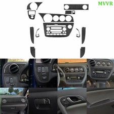Real Carbon Fiber Dashboard Center Console Full Trim Kit For Acura Rsx 2002-06