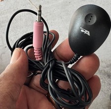Cyber Acoustics CVL-1124 Computer Monitor Cable Consumer Lapel 3.5mm Microphone