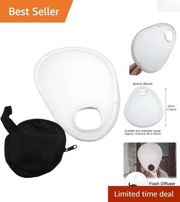 Portable Flash Diffuser for Soft Lighting - Ideal for Portrait Photography