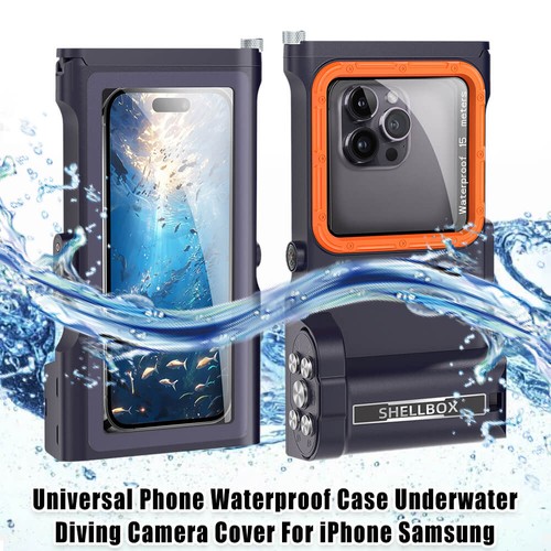 Für iPhone Samsung Phone Wasserdichte Hülle Unterwasser Tauchkamera Abdeckung - Picture 20 of 22