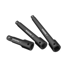 WORKPRO 1/2" Drive Impact Extension Bar Set, 3 PCS Socket Extension... Fast Ship