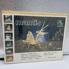 New IQ Assembling Products Bug Series Wooden Puzzle Kits Praying Mantis