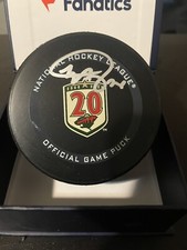 Matt Dumba Minnesota Wild Autographed 20th Anniversary Season Official Game Puck