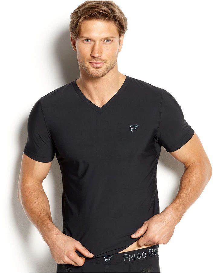 FRIGO 'No. 1' Men's V-Neck Microfiber T-Shirt S Revolution Wear Underwear *NIB*