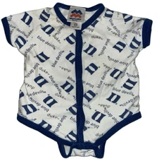 Mighty Mac Sports Infant Duke Blue Devils Basketball Bodysuit Size 6-9 Months