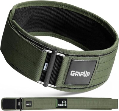 GripUp Gewichthebergürtel, Fitnessgürtel für Training, Training und Kraftheben