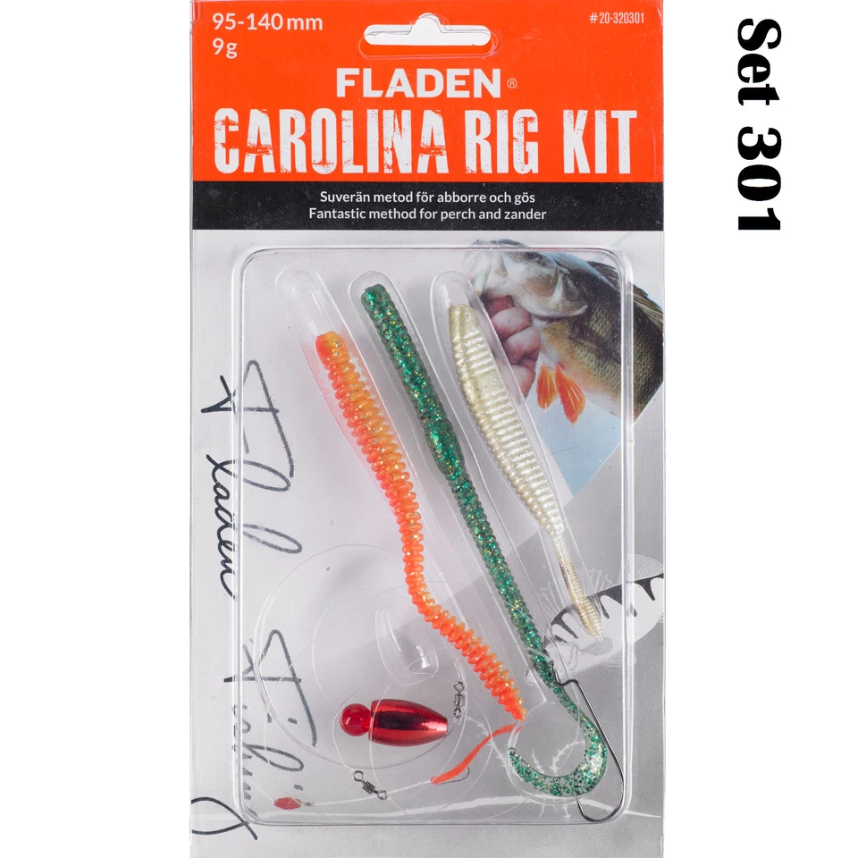 FLADEN Carolina Rig Kit - Raubfisch Montage - Barsch Zander Hecht Köder Set - Bild 3 von 4