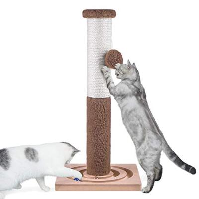 Aibuddy Cat Scratching Post, 60CM Tall Sisal Cat Scratcher Climber