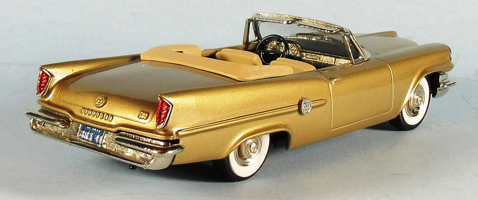 BROOKLIN 1959 Chrysler 300E Conv. (Gold Met.) 1/43 Scale Diecast Model MINT NEW! - Image 4 of 4
