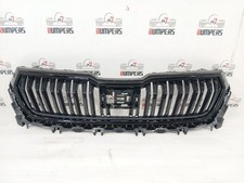 SKODA KODIAQ NS7 MK1 2021 - 2024 GENUINE FRONT BUMPER UPPER GRILLE 565853653G
