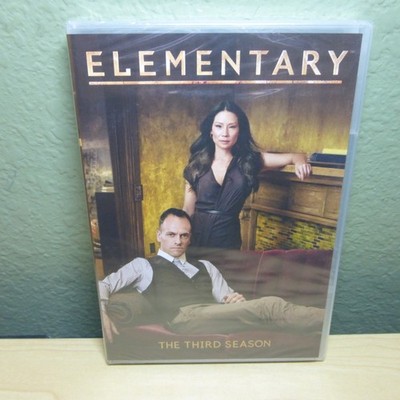 Elementary: the Third Season 3 (DVD, 2014) 6 Disc Set Lucy Liu Brand New