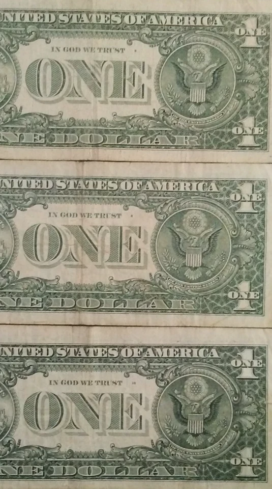 3 Piece Lot 1988-A/1993/1995 $1 FRN Web Notes! - Image 3 of 4