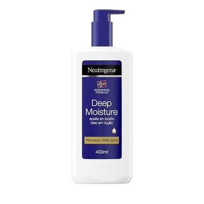 Neutrogena Aceite en loción hidratación profunda fórmula Noruega, piel seca, 400