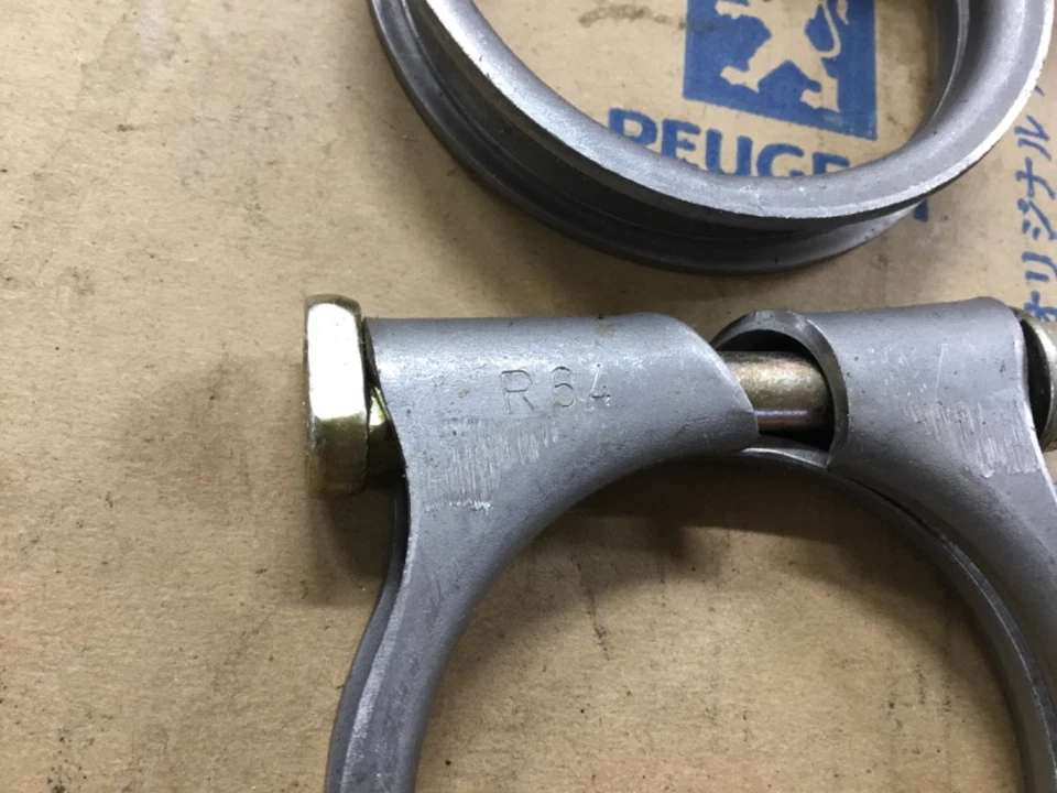 Genuine Peugeot 605 citroen XM 60MM I/D SLEEVE & 2 x 64mm Norma exhaust clamp - Image 3 of 4