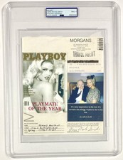 Anna Nicole Smith Full Name Signed Morgans Hotel Receipt - PSA Mint 9