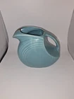 Fiesta Ware Large 2 Qt Turquoise Disc Pitcher Water Jug 7.25”