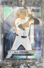 2025 Bowman's Best - Riley Greene #59 Aqua Lava Refractor /199