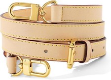 Vachetta Leather Adjustable Crossbody Shoulder Strap Replacement for L V Bags