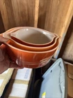 Pyrex Vintage Mixing Bowls Autumn Wheat Harvest Pattern
